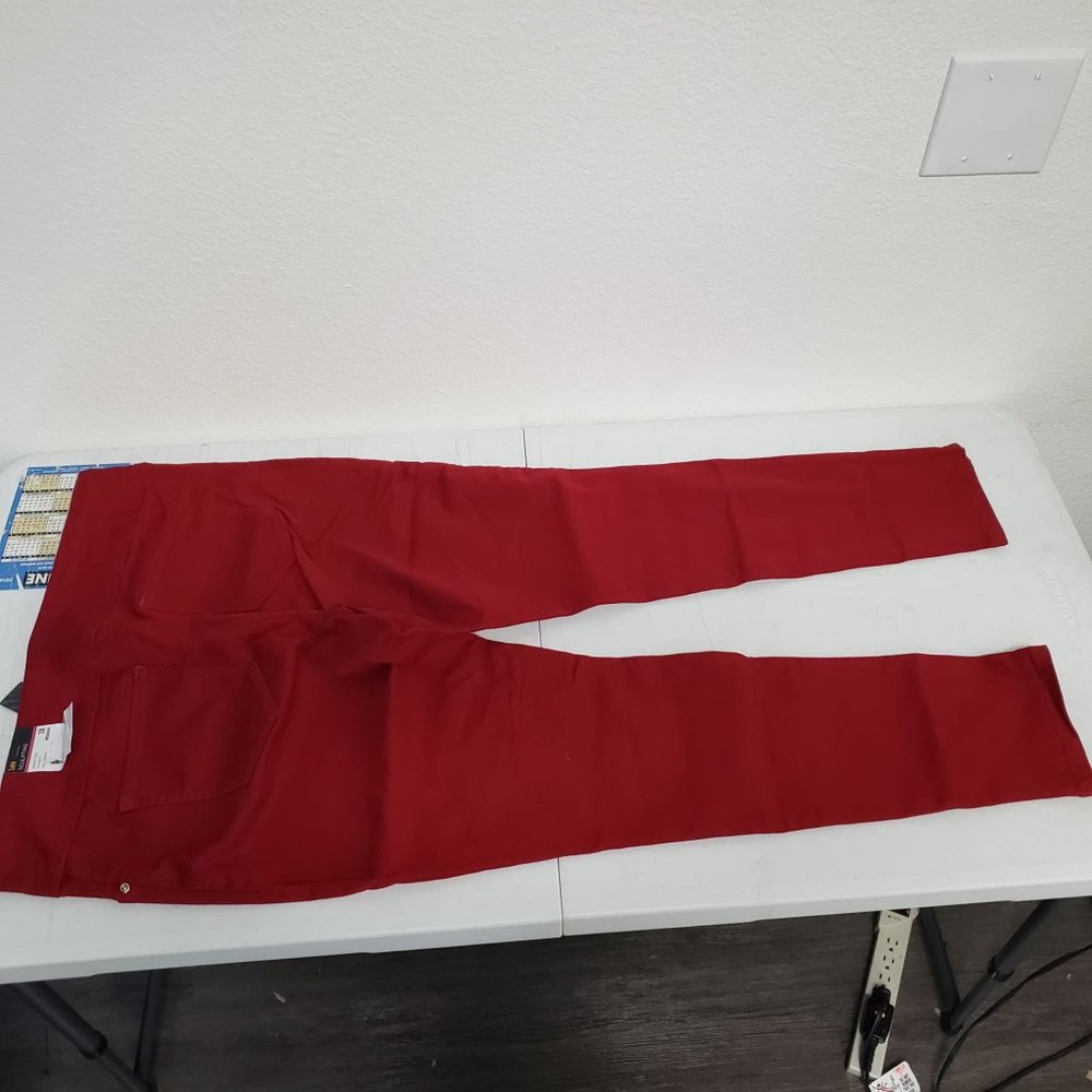 NWT Lee Women's Sculpting Slim Fit Red 18 Medium - Picture 5 of 8
